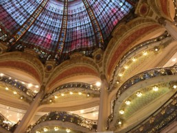 View of the Ceiling of Galerie Lafayette